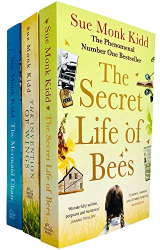 Sue Monk Kidd 3 Books Collection Set (The Secret Life of Bees, The Invention of Wings & The Mermaid Chair)